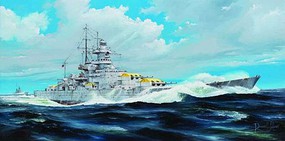 Trumpeter German Gneisenau Battleship Plastic Model Military Ship Kit 1/200 Scale #3714