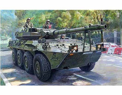 Trumpeter Spanish Army VRC105 Centauro Recon Combat Vehicle Plastic Model Kit 1/35 Scale #388