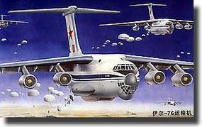 Trumpeter Ilyushin IL76 Candid Troop Transport Aircraft Plastic Model Airplane Kit 1/144 Scale #3901