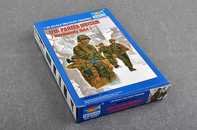Trumpeter 12th Panzer DIV Normandy Plastic Model Military Figure Kit 1/35 Scale #401