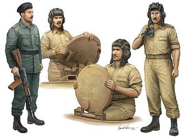 Trumpeter Iraqi Tank Crew Figure Set Plastic Model Military Figure Kit 1/35 Scale #439