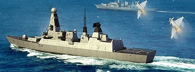 Trumpeter HMS Type 45 British Destroyer Plastic Model Military Ship 1/350 Scale #4550