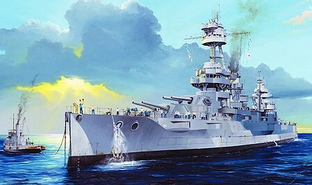 Trumpeter USS New York BB-34 Battleship Plastic Model Military Ship Kit 1/350 Scale #5339