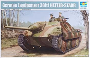Trumpeter German Jagdpanzer 38(t) Hetzer Starr Tank Plastic Model Military Vehicle 1/35 Scale #5524