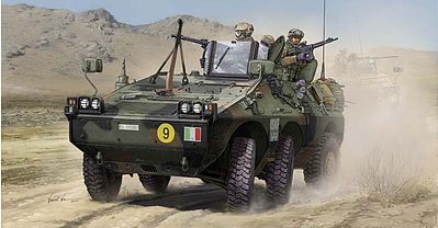 Trumpeter Italian PUMA 6x6 Wheeled Armored Fighting Vehicle Plastic Model Kit 1/35 Scale #5526