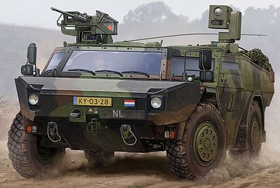 Trumpeter German LGS Fennek-Dutch Variant -- Plastic Model Military Vehicle -- 1/35 Scale -- #5533