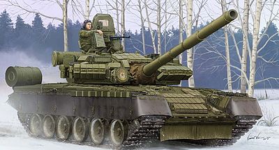 Trumpeter Russian T-80BV Main Battle Tank Plastic Model Military Vehicle 1/35 Scale #5566