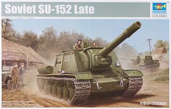 Trumpeter Soviet Su152 (Late) Tank Plastic Model Military Vehicle 1/35 Scale #5568