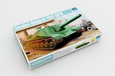 Trumpeter Soviet Object 704 Self-Propelled Howizter Plastic Model Military Vehicle 1/35 Scale #5575