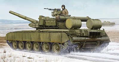 Trumpeter Russian T80BVD Main Battle Tank Plastic Model Military Vehicle 1/35 Scale #5581