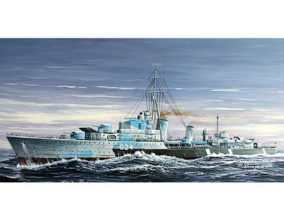 Trumpeter HMCS Huron (G24) British Tribal Class Destroyer 1944 Plastic Model Kit 1/700 Scale #5759