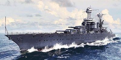 Trumpeter USS Tennessee BB-43 Battleship 1941 Plastic Model Military Ship Kit 1/700 Scale #5781