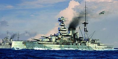 Trumpeter HMS Barham British Battleship 1941 Plastic Model Military Ship 1/700 Scale #5798