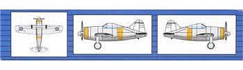Trumpeter F2A Fighter (6) Plastic Model Airplane 1/350 Scale #6242