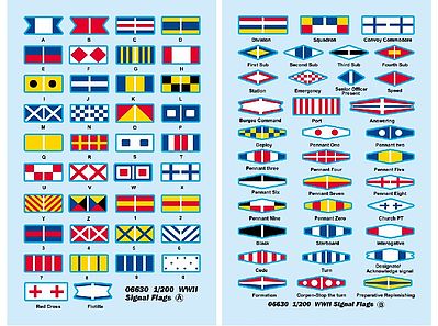USS Missouri Signal Flags for Kit #3705 Plastic Model Ship Accessory 1/ ...