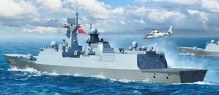 Trumpeter PLA Chinese Navy Type 054A Frigate Plastic Model Military Ship Kit 1/700 Scale #6727
