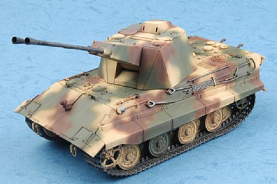 Trumpeter German E50 Flakpanzer Tank (New Variant) Plastic Model Military Vehicle Kit 1/72 #7124