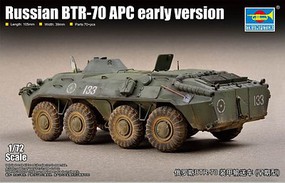 Trumpeter Russian BTR-70 Armored Personnel Carrier Earl Plastic Model Military Vehicle Kit 1/72 #7137