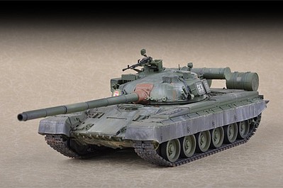 Trumpeter Russian T-80B MBT Plastic Model Military Vehicle Kit 1/72 Scale #7144