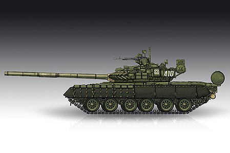 Trumpeter Russian T80BV Main Battle Tank Plastic Model Military Vehicle Kit 1/72 Scale #7145