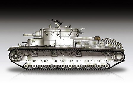 Trumpeter Soviet T-28 Med Tank (Riveted) Plastic Model Military Vehicle Kit 1/72 Scale #7151