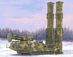 Trumpeter Russian S300V 9A82 (SAM) Launcher Plastic Model Military Vehicle Kit 1/16 Scale #9518
