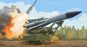 Trumpeter Russian 5V28 Missile on 5P72 Launcher SAM5 Plastic Model Military Vehicle Kit 1/35 #9550