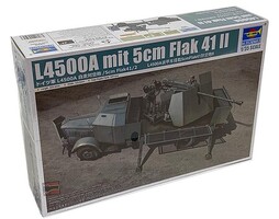 Trumpeter L4500A MIT FLAK 41II Plastic Model Military Vehicle Kit 1/35 Scale #9594