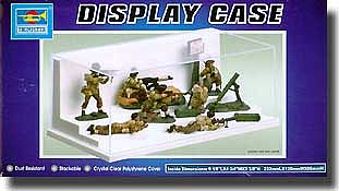 Trumpeter Step Showcase for 1/64 Autos, 1/32 Figures & 1/87 Tanks Plastic Model Display Case #9810
