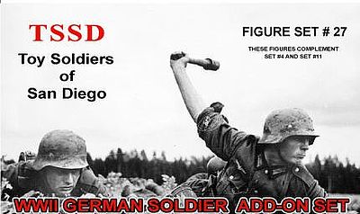 ToySoldiers 1/32 WWII German Soldiers Add-On Figure Playset (8)