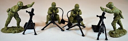 ToySoldiers 1/32 WWII US Infantry Fire Support Figure Playset (16)