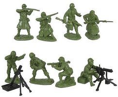 ToySoldiers 1/32 WWII US Infantry Fire Support Figure Playset (16)