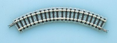 Tomy Super Mini Curved Track C103 2-Each 30 & 60 Degree Sections N Scale Model Railroad Track #1111