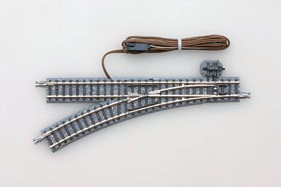 Tomy Remote Turnout (Points) N-PL280-30 Fine Track Left Hand N Scale Model Railroad Track #1274