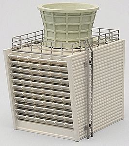 Tomy United Oil Co. Cooling Tower (B) Kit N Scale Model Railroad Accessory #229131
