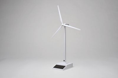 Tomy Solar-Powered Operating Wind Turbine Kit N Scale Model Railroad Accessory #234470