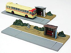 Tomy Rural Bus Stop - N-Scale