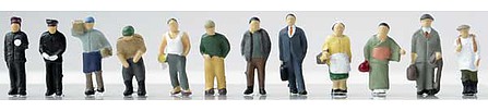 Tomy Japanese Tourists pkg(12) - N-Scale