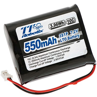 Thundertigre LiPo LTO Battery 3S 7.2V 550mAh 3S 10C