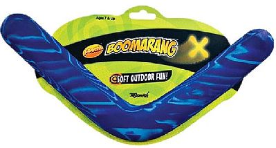 Toysmith Foam Boomerang (13.5 span) Flying Toy #74142