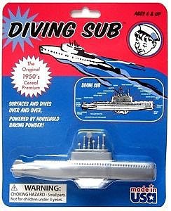 Toysmith Diving Sub Powered by Baking Powder, Not Included (4.5)