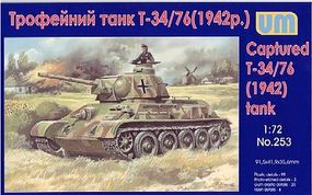 Unimodels WWII T34/76 Captured Tank 1942