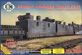 Unimodels 1/72 Uni Model German armored train PZ-27 (from trophy components)