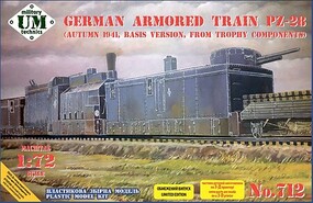 Unimodels 1/72 Uni Model German armored train PZ-28 (autumn 1941, from trophy components)