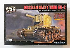 Unimax Russian Hvy Tank KV-2 Plastic Model Military Vehicle Kit 1/72 Scale #873003a