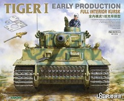 UStar 1/48 Tiger I Early Production Tank Kursk w/Full Interior