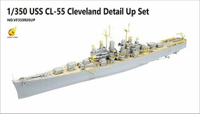 Very-Fire Ugrade Set USS Cleveland CL-55 Plastic Model Military Ship Accessory 1/350 Scale #350920up