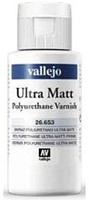 Vallejo 60ml Bottle Polyurethane Ultra Matte Varnish Hobby and Model Acrylic Paint Supply #26653
