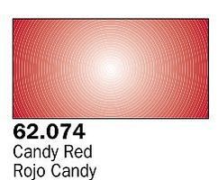 Vallejo Candy Red Premium (60ml Bottle) Hobby and Model Acrylic Paint #62074