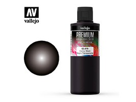 Vallejo Candy Black Premium airbrush color 200ML Hobby and Model Acrylic Paint #63079